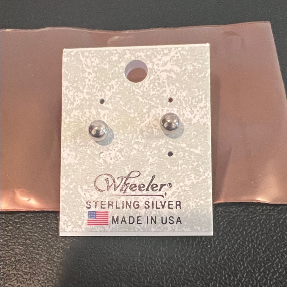 Wheeler Sterling Silver Stud Earrings